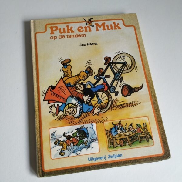 Boek Puk en Muk op de tandem – 1979 (hardcover) (1)