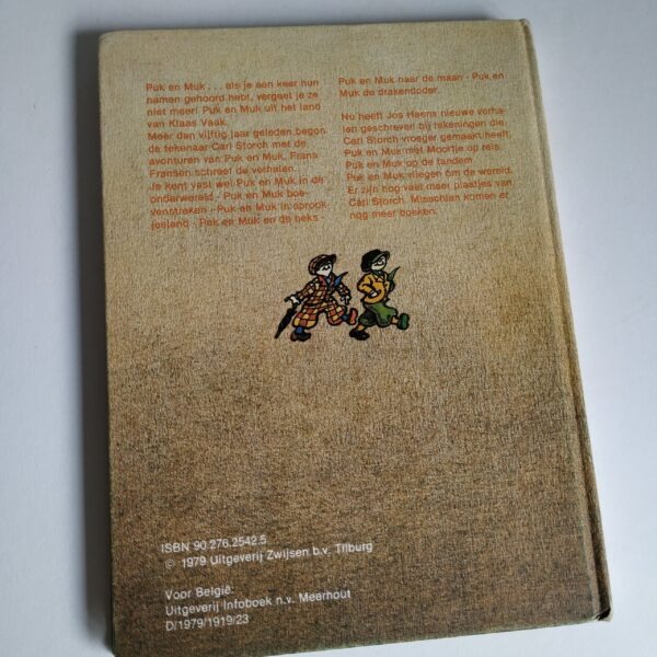 Boek Puk en Muk op de tandem – 1979 (hardcover) (3)