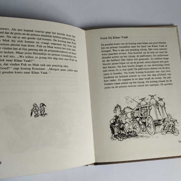 Boek Puk en Muk op de tandem – 1979 (hardcover) (6)