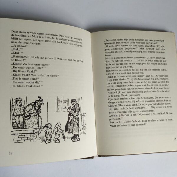Boek Puk en Muk op de tandem – 1979 (hardcover) (7)