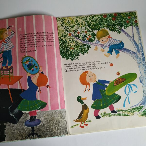 Vintage Kinderboek Wat doe je vandaag Marjolein?