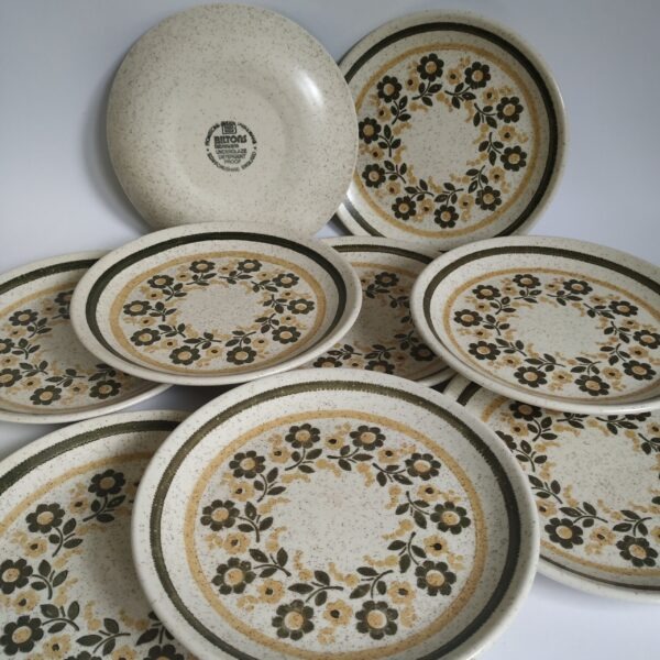 Gebaksbordjes Biltons Tableware Staffordshire – 9 stuks – diameter 17 cm (1)