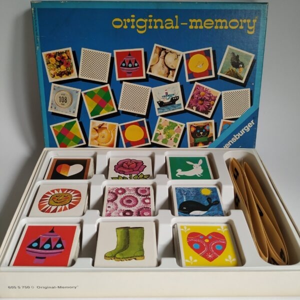 Memory original Ravensburger uit 1974 – 126 kaartjes (2)