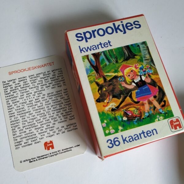 Sprookjes kwartet Jumbo uit 1979 – 36 kaarten (4)