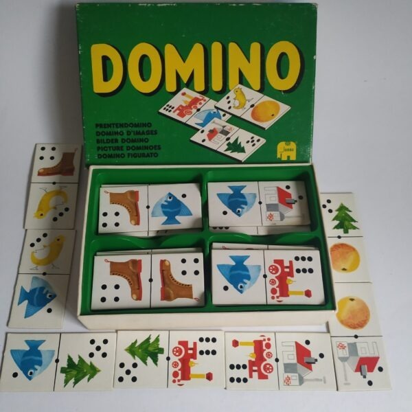 Vintage Prenten Domino van Jumbo uit de jaren 70