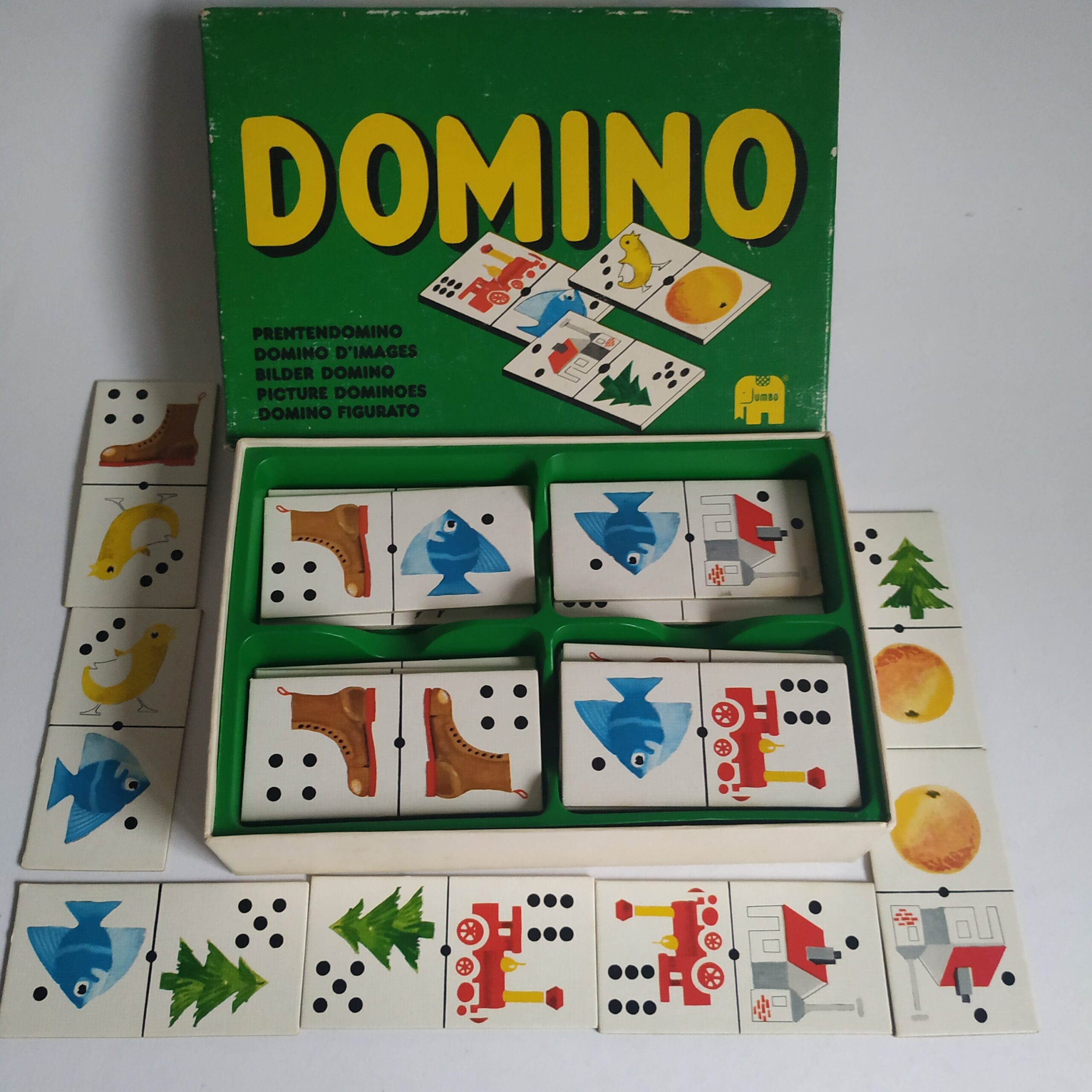 sessie Bij naam kraan Vintage Prenten Domino Jumbo - Bekijk het bij Queens Vintage