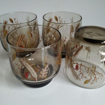 Vintage glazen van Luminarc uit de jaren 70