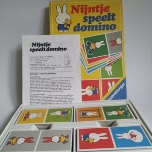 Vintage spel Nijntje speelt domino van Ravensburger uit 1985