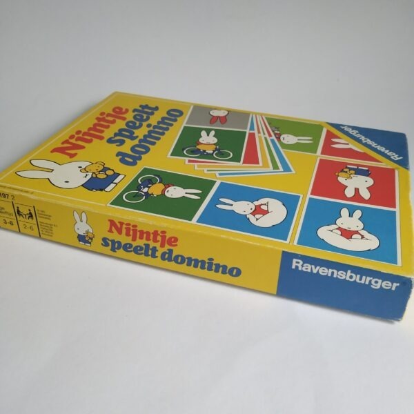 Vintage spel Nijntje speelt domino van Ravensburger uit 1985