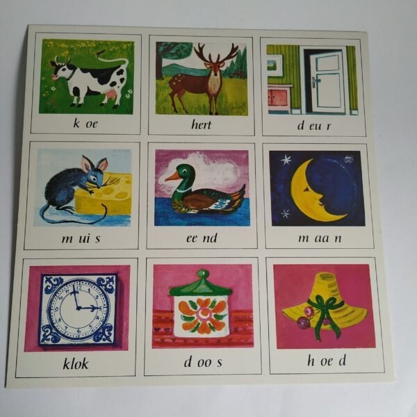 Speel – lees – lotto spel van Ravensburger uit 1974 (3)