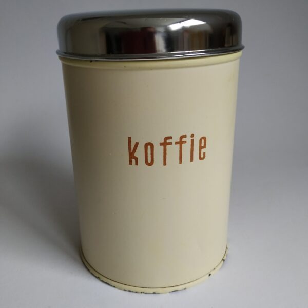 Blik Koffie Brabantia – hoogte 16,5 cm – diameter 11,5 cm (1)