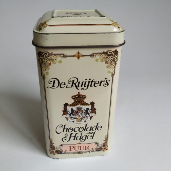 Blikje De Ruijter’s Chocolade hagel puur 13x7x7 cm – (1)