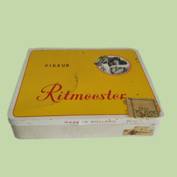 Vintage blik van Ritmeester Pikeur, 20 sigaren No. 777