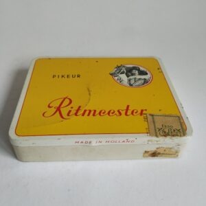 Vintage blik van Ritmeester Pikeur, 20 sigaren No. 777