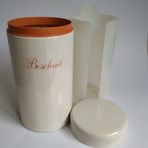 Vintage blik beschuit Brabantia met lift