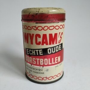 Vintage blik van Wycam's oude borstbollen