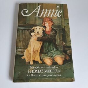 Vintage boek Annie, een ouderwets verhaal door Thomas Meehan