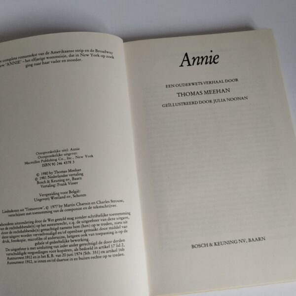 Boek Annie – Een ouderwets verhaal – 1981 (4)