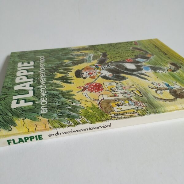 Vintage kinderboek Flappie en de verdwenen toverviool