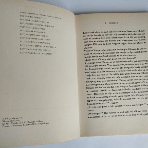 Boek Lotje Chimp en Eekie – 1972 (4)