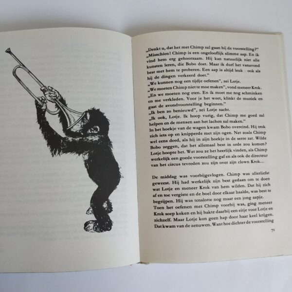Boek Lotje – met Chimp naar het circus – 1974 (6)