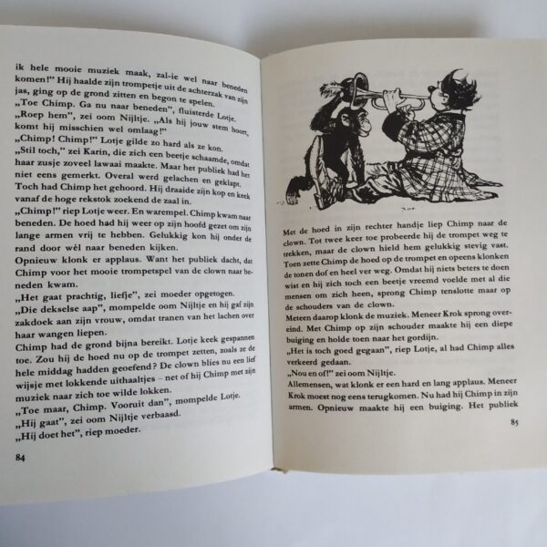 Boek Lotje – met Chimp naar het circus – 1974 (7)