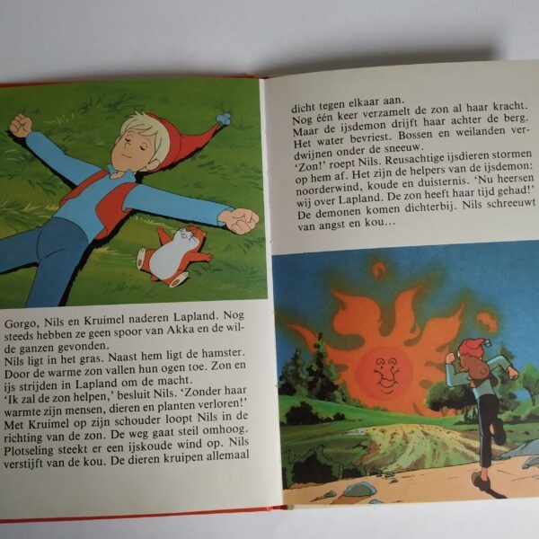 Vintage Kinderboek van Nils Holgersson en de wilde ganzen