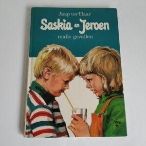 Vintage kinderboek Saskia en Jeroen - Malle gevallen