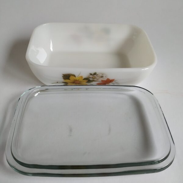 Botervloot Pyrex England – 15 x 11 x 5,5 cm (3)