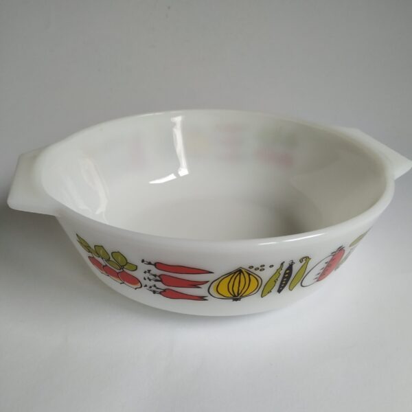 Ovenschaal JAJ Made in England (pyrex) groentemotief – 22x20x6,5 cm (4)