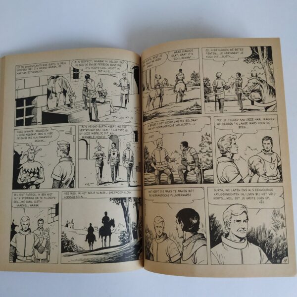 Vintage stripboekje Ivanhoe, Het grote duel