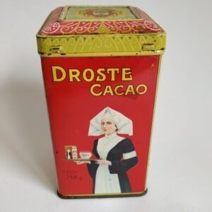 Vintage blik van Droste’s Cacao & Chocoladefabrieken Haarlem Holland