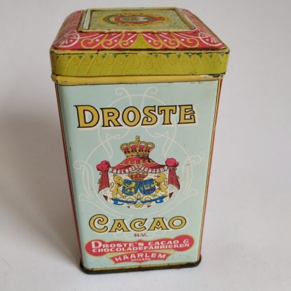 Vintage blik van Droste’s Cacao & Chocoladefabrieken Haarlem Holland