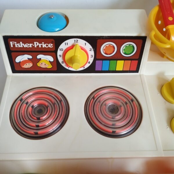 Fornuis Fisher Price met keukengerei – 28x21x10 cm (3)