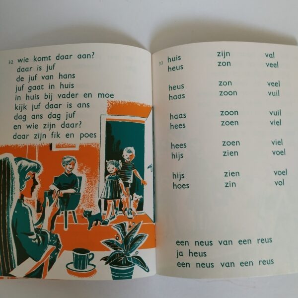 Vintage kinderboek Ans en Hans, deel 3