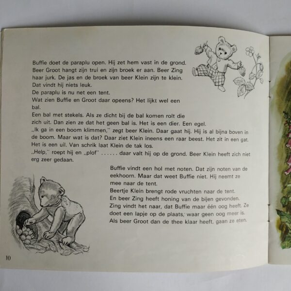 Vintage kinderboek Buffie de beer uit 1978