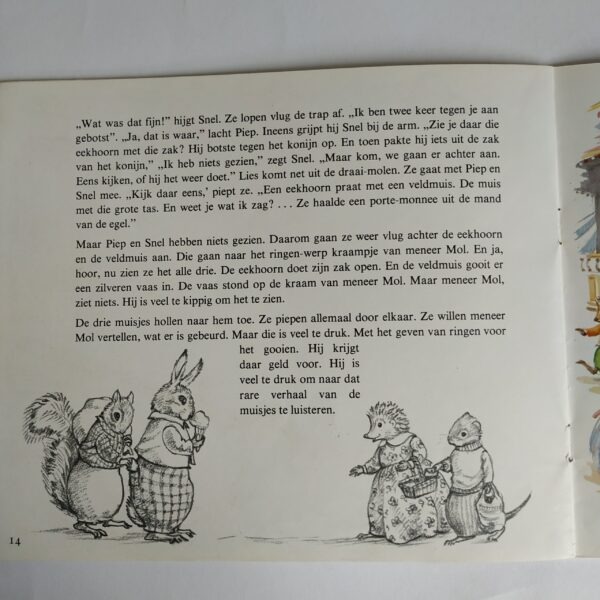 Boek Piep de muis en de dieven door Audrey Tarrant – 1983 (5)