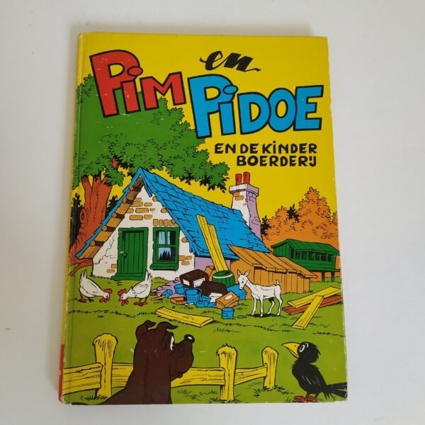 Vintage Kinderboek Pim en Pidoe en de kinderboerderij uit 1978