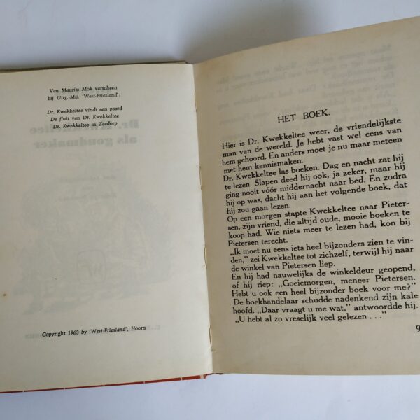 Boek dr. Kwekkeltee als goudmaker – 1963 (4)