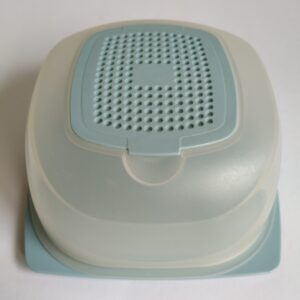 Kaasdoos van Tupperware licht blauw (mini)