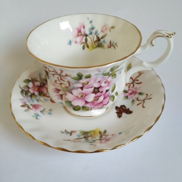 Kop en schotel Royal Albert Sweet Briar (1)