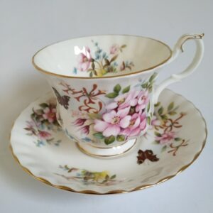 Vintage kop en schotel van Royal Albert, country life series, Sweet Briar