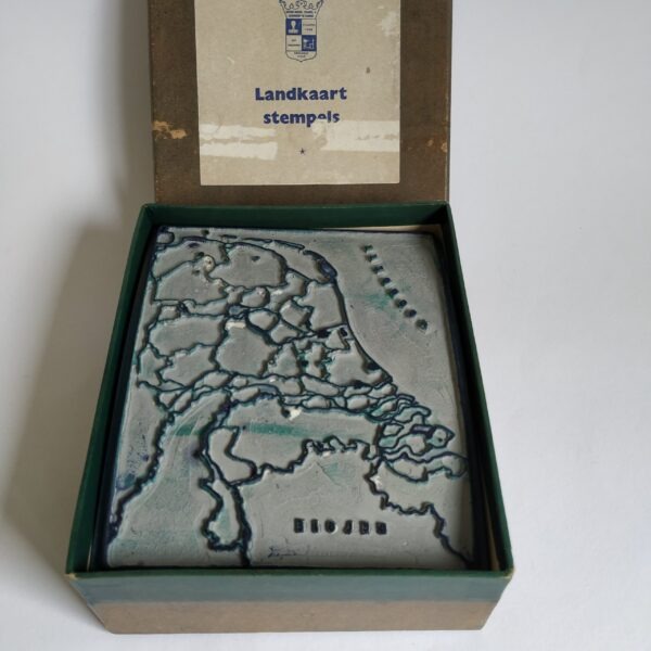 Landkaart stempel Nederland in originele doos (4)
