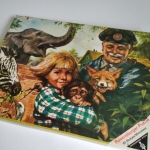 Vintage puzzel van Lotje in de dierentuin