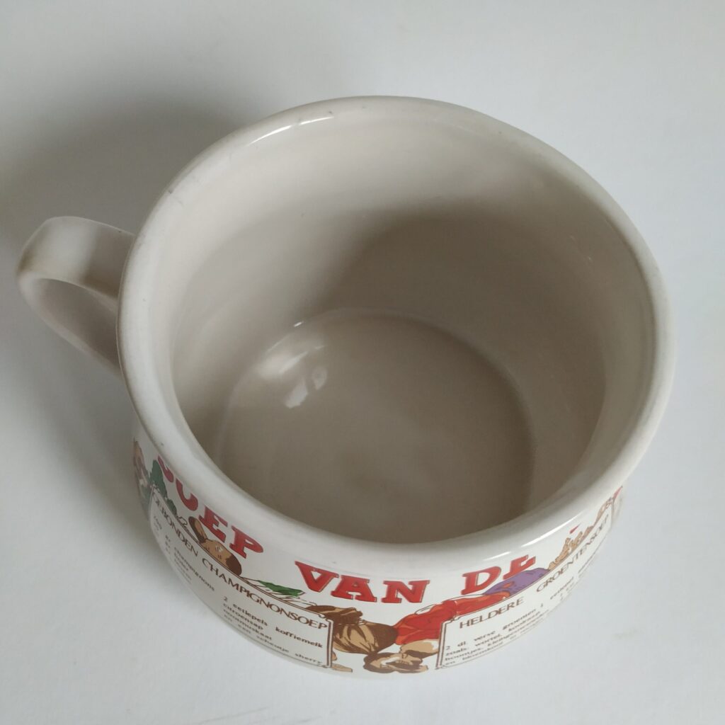 Vintage Soepkom Soep van de Dag Queens Vintage