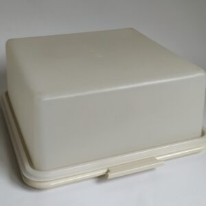 Vintage taartdoos / serveerschaal van Tupperware