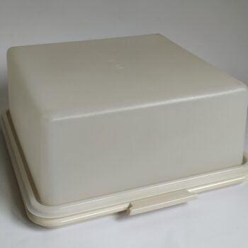 Vintage taartdoos / serveerschaal van Tupperware