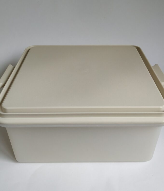 Sladoos Tupperware Vintage Taartdoos Tupperware - Bekijk het bij Queens Vintage