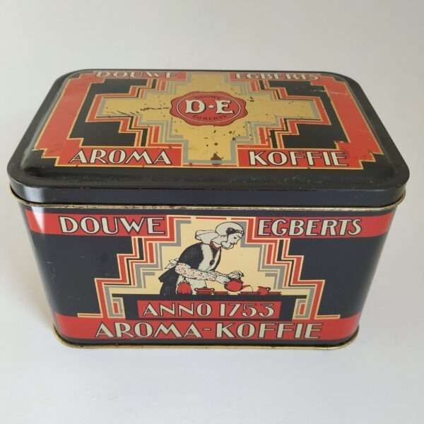 Vintage blik/trommel van Douwe Egberts Aroma-Koffie