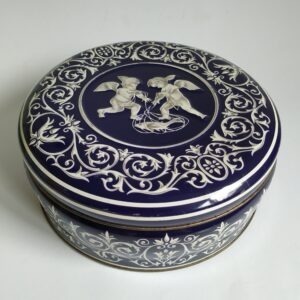 Vintage rond blik / koektrommel van General Biscuits.